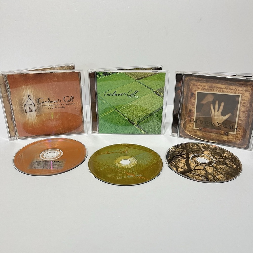 Caedmon's Call 3 CD Lot  40 Acres, In The Company Of Angels, Self-Titled